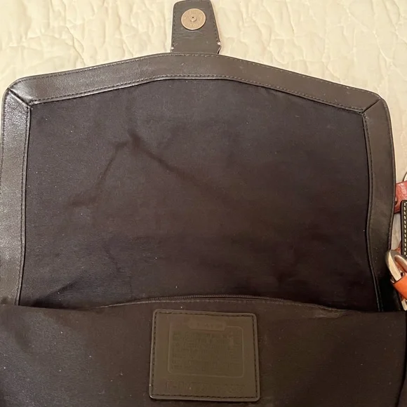 Coach Chelsea Black Pebbled Leather Shoulder Bag (F10893) - Picture 13 of 13